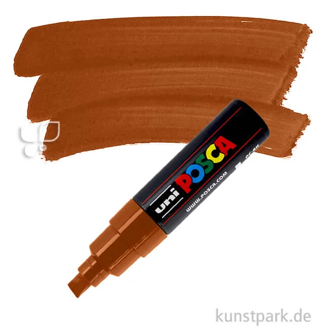 Artikelbild 1 des Artikels “POSCA Marker PC-8K - breit 8 mm Einzelstift | Braun“