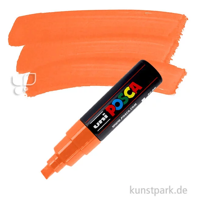 Artikelbild 1 des Artikels “POSCA Marker PC-8K - breit 8 mm Einzelstift | Orange“