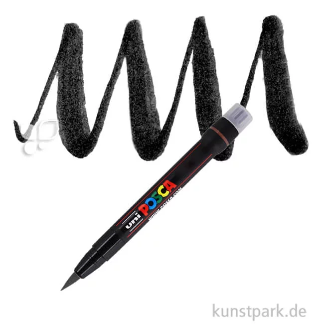 Artikelbild 1 des Artikels “POSCA Marker PCF-350 - Brush 0,1-10 mm Einzelstift | Schwarz“