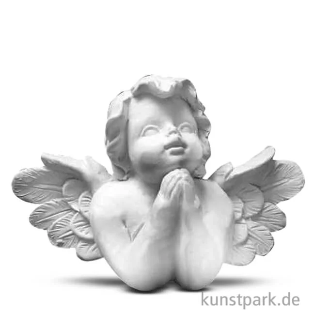 Artikelbild 1 des Artikels “Powertex Gipsfigur betender Engel 6 x 4,5 cm “