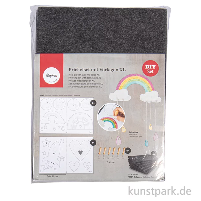 Artikelbild 1 des Artikels “Prickelset mit Vorlagen XL, 15 x 20 cm “