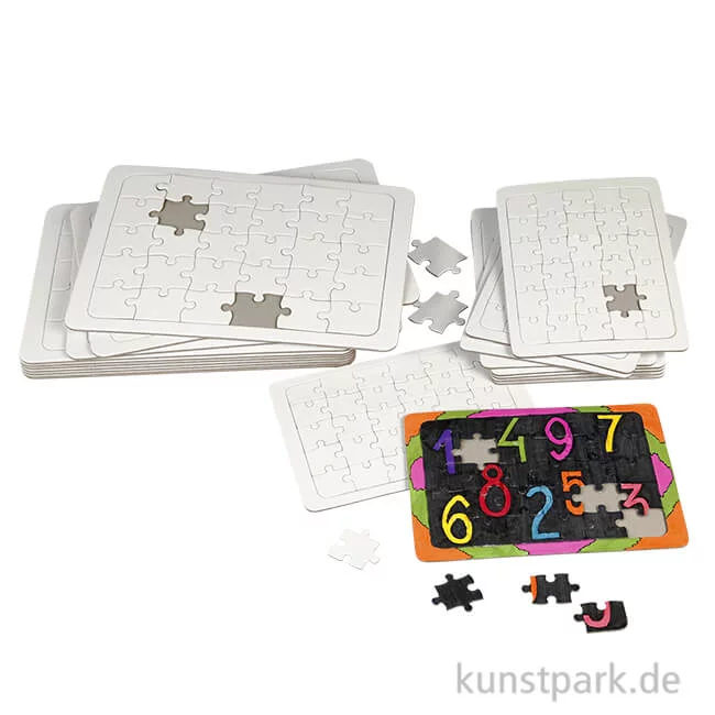 Artikelbild 1 des Artikels “Puzzle aus Pappe zum Selbstgestalten, 10 Stück, DIN A4 “