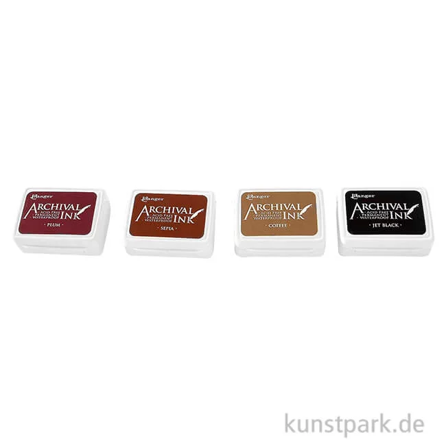 Artikelbild 1 des Artikels “Ranger Archival Ink Erdtöne Stempelkissen im 4er Set “