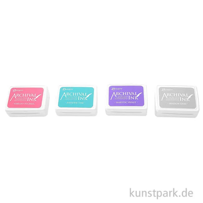 Artikelbild 1 des Artikels “Ranger Archival Ink Sanfte Farben Stempelkissen im 4er Set “