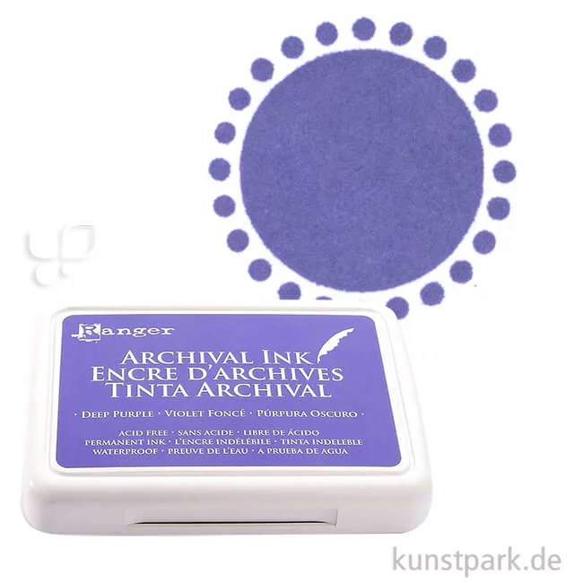 Artikelbild 1 des Artikels “Ranger Archival Ink Stempelkissen Einzelfarbe | Dunkel Violett“