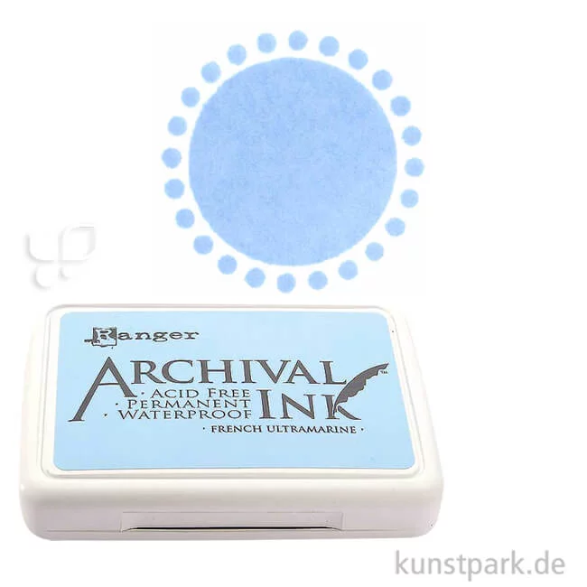 Artikelbild 1 des Artikels “Ranger Archival Ink Stempelkissen Einzelfarbe | Französisch Blau“