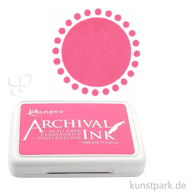 Artikelbild 1 des Artikels “Ranger Archival Ink Stempelkissen Einzelfarbe | Pink“