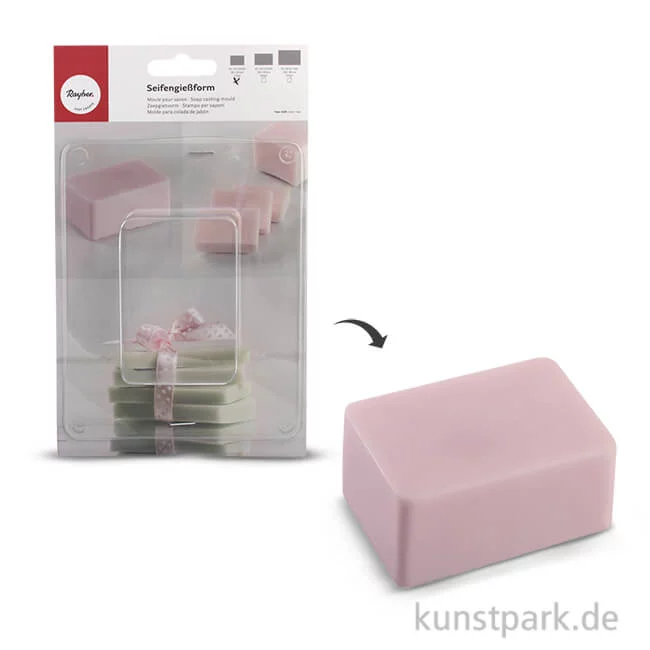 Artikelbild 1 des Artikels “Rayher Seifengießform Block - 170 ml, 8x5,5x4 cm “