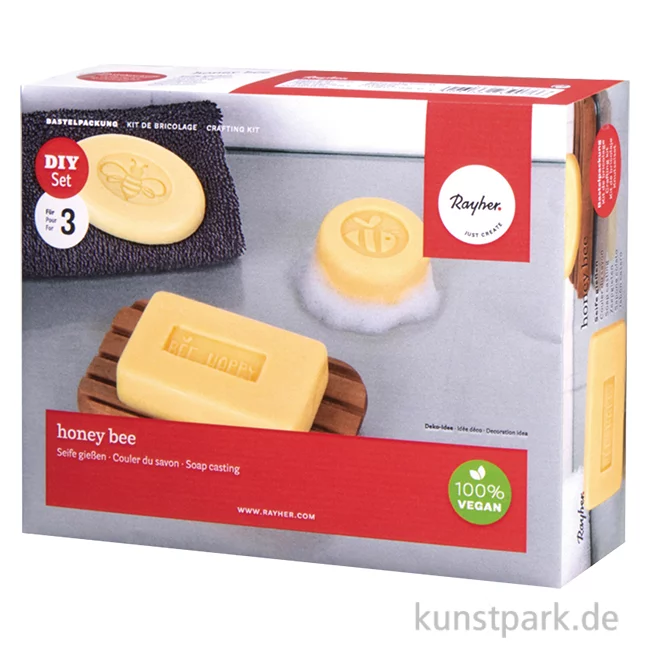 Artikelbild 1 des Artikels “Rayher Seifengießset Honey Bee mit Seife, Formen und Zubehör “