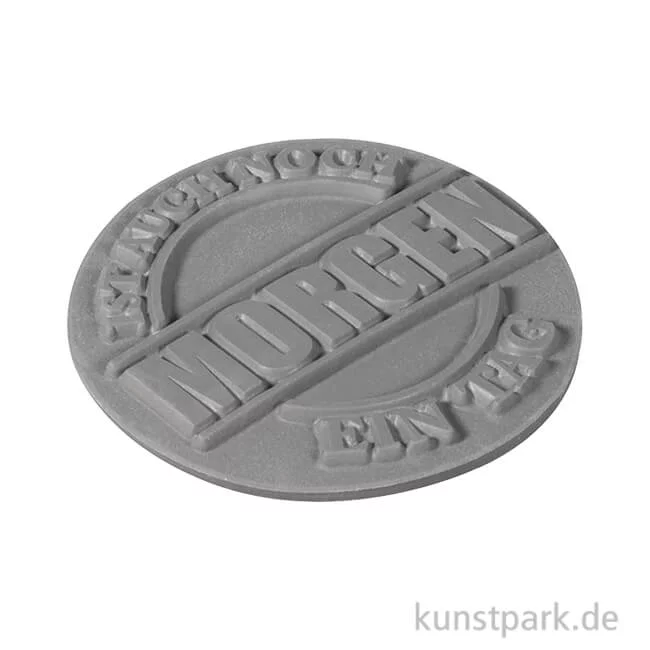 Artikelbild 1 des Artikels “Seifenstempel - Morgen ist auch noch, rund 45 mm, 1 Stück “
