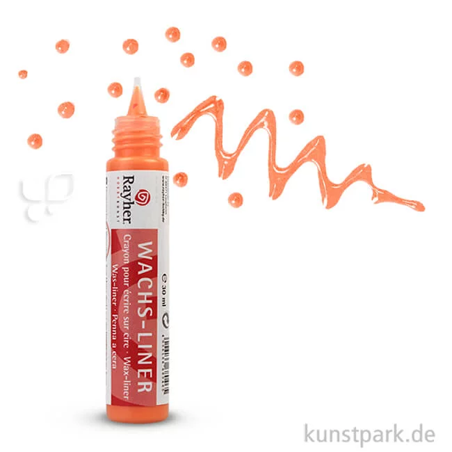 Artikelbild 1 des Artikels “Rayher Wachs-Liner, Pen 30 ml Einzelfarbe | Orange“