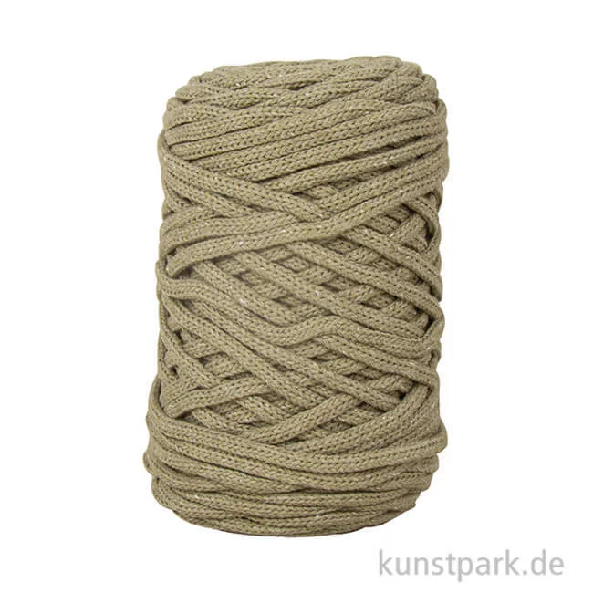 Artikelbild 1 des Artikels “Braidy Recycling Garn, geflochten für Makramee, 250 g 4 mm | Schilf“