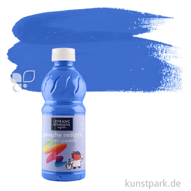 Artikelbild 1 des Artikels “Lefranc & Bourgeois Redimix COLOR & Co. Gouache 500 ml | 010 Primärblau“