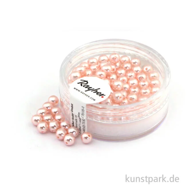 Artikelbild 1 des Artikels “Renaissance Glaswachsperlen - 4 mm - 85 Stück Dose | Rosé“