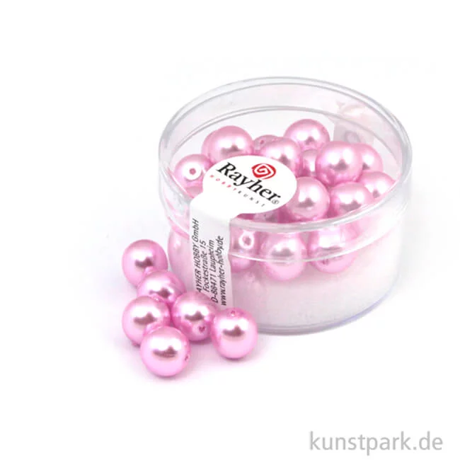 Artikelbild 1 des Artikels “Renaissance Glaswachsperlen - 8 mm - 25 Stück Dose | Orchidee“