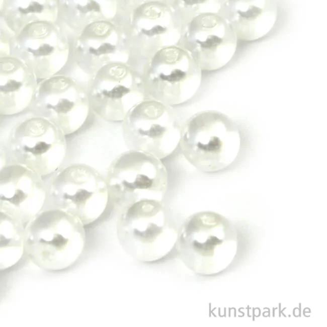 Artikelbild 1 des Artikels “Renaissance Glaswachsperlen Schneeweiß - 6 mm, 45 Stück “
