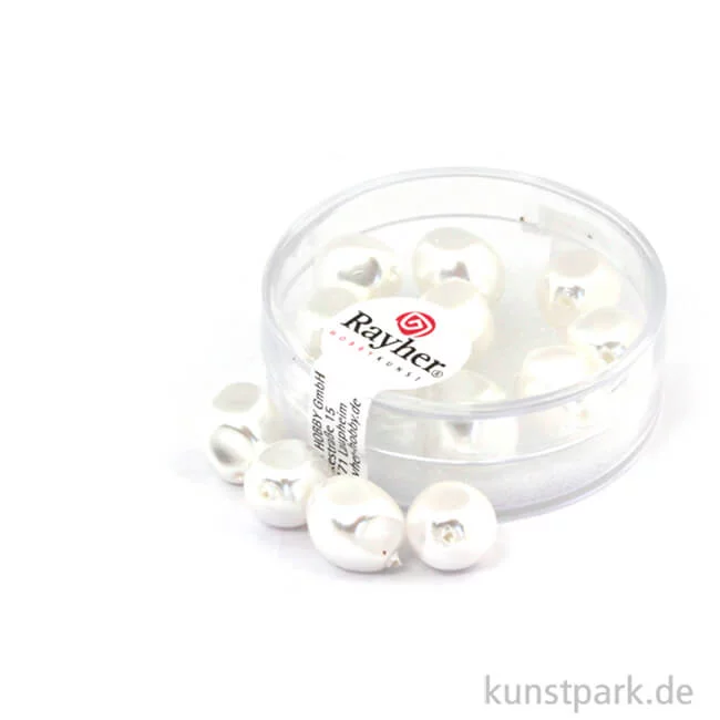 Artikelbild 1 des Artikels “Renaissance-Perle - 9 mm - 13 Stück Schneeweiß“