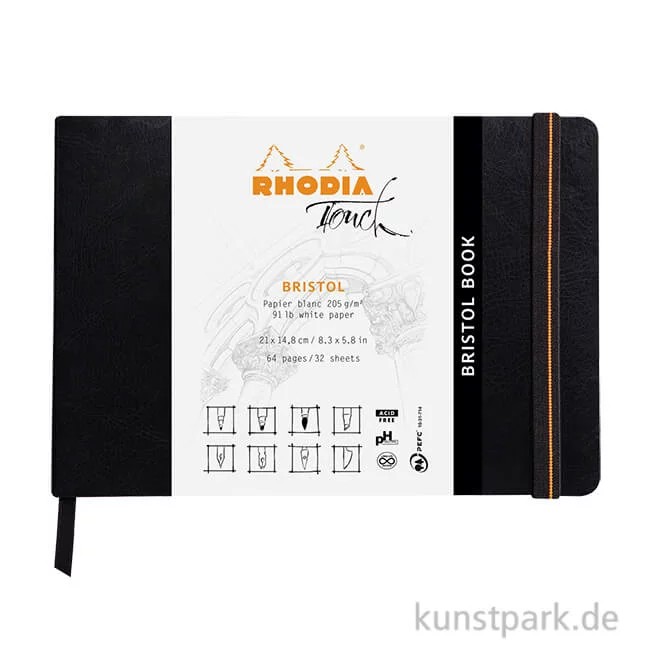 Artikelbild 1 des Artikels “Rhodia Bristol Book, extra glattes Papier, 205g, 32 Blatt DIN A5“