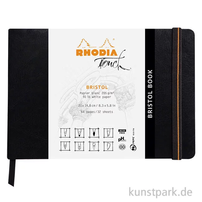 Artikelbild 1 des Artikels “Rhodia Bristol Book, extra glattes Papier, 205g, 32 Blatt “