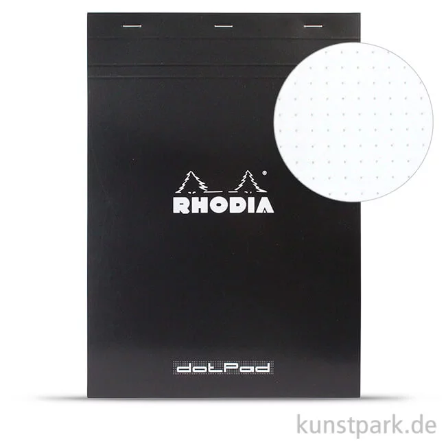 Artikelbild 1 des Artikels “Rhodia dotPad Zeichenblock - Schwarz, 80g, 80 Blatt DIN A4“