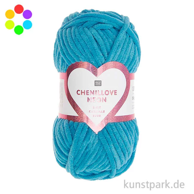 Artikelbild 1 des Artikels “Rico Garn - Creative Chenillove Neon, 50g, 55m “