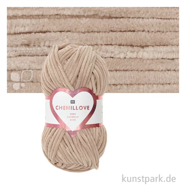 Artikelbild 1 des Artikels “Rico Garn - Creative Chenillove, 100g, 110m Farbe | Beige“