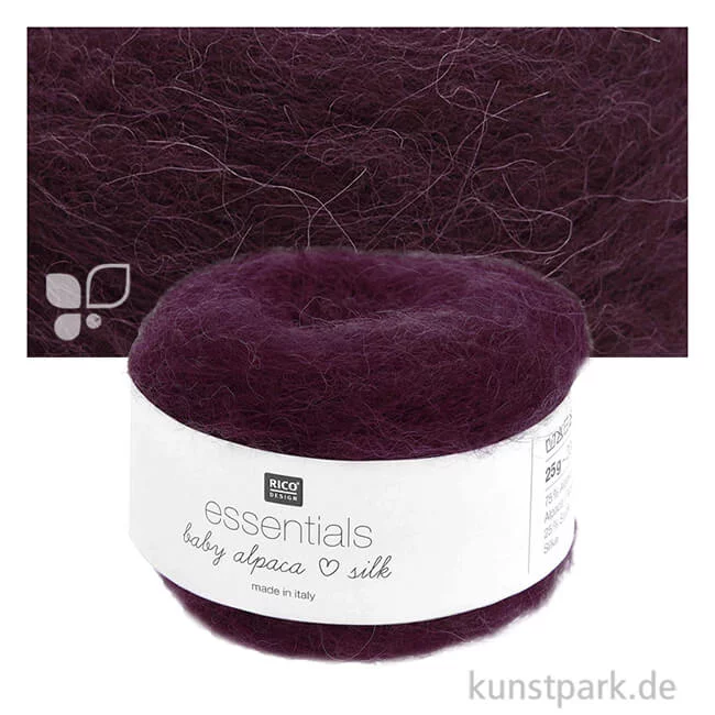 Artikelbild 1 des Artikels “Rico Garn - Essentials Baby Alpaca Loves Silk, 25g, 200m Farbe | Lila“