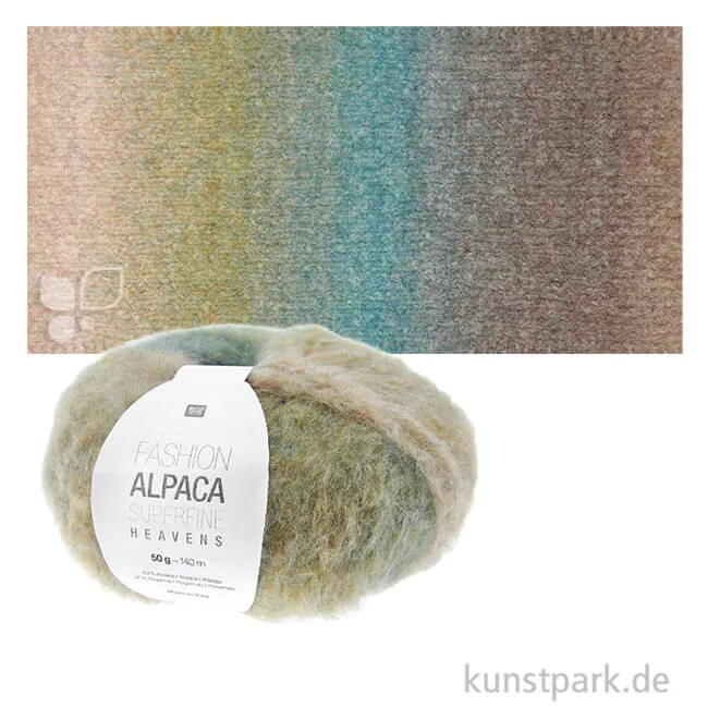 Artikelbild 1 des Artikels “Rico Garn - Fashion Alpaca Superfine Heavens, 50g, 140m Farbe | Moss“