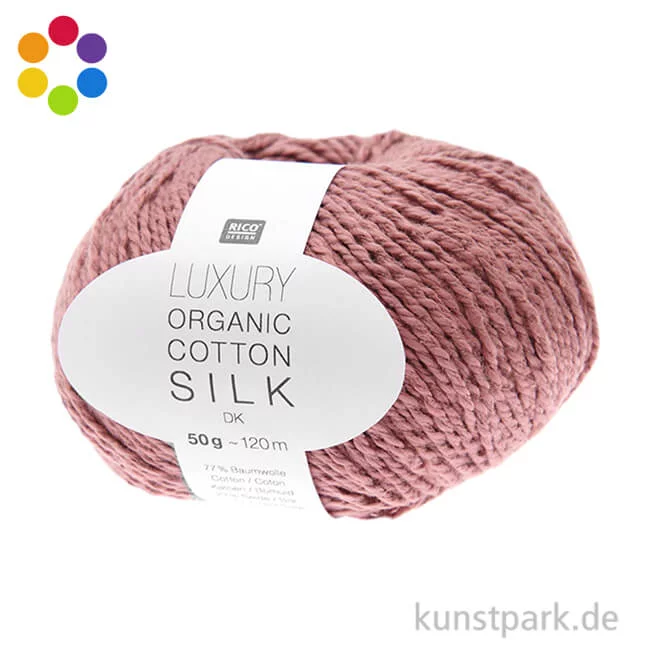 Artikelbild 1 des Artikels “Rico Garn - Luxury Organic Cotton Silk dk, 50g, 120m “