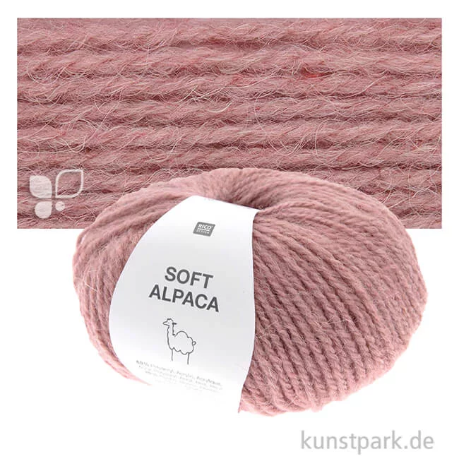 Artikelbild 1 des Artikels “Rico Garn - Soft Alpaca, 50g, 125m Farbe | Rosa“