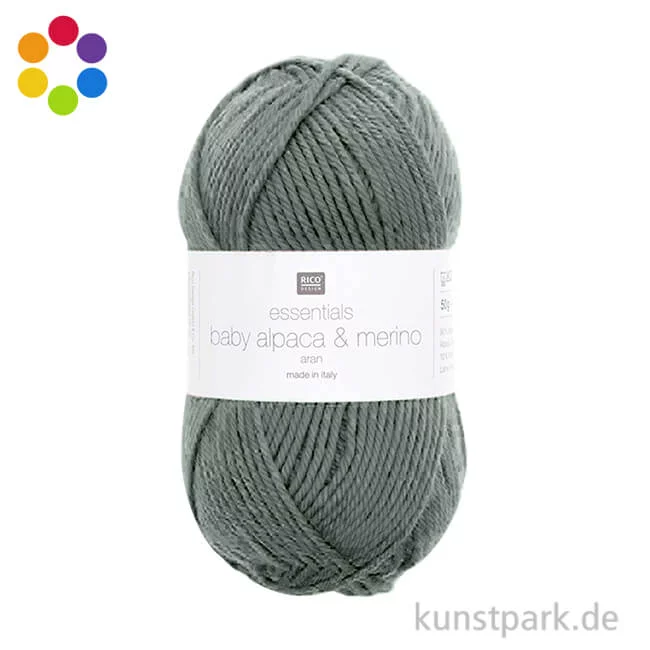 Artikelbild 1 des Artikels “Rico Wolle - Essentials Baby Alpaca + Merino aran, 50g, 100m “