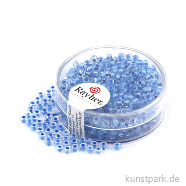 Artikelbild 1 des Artikels “Rocailles ARKTIS gelüstert - 2,6 mm - 17 g Dose | Hellblau“