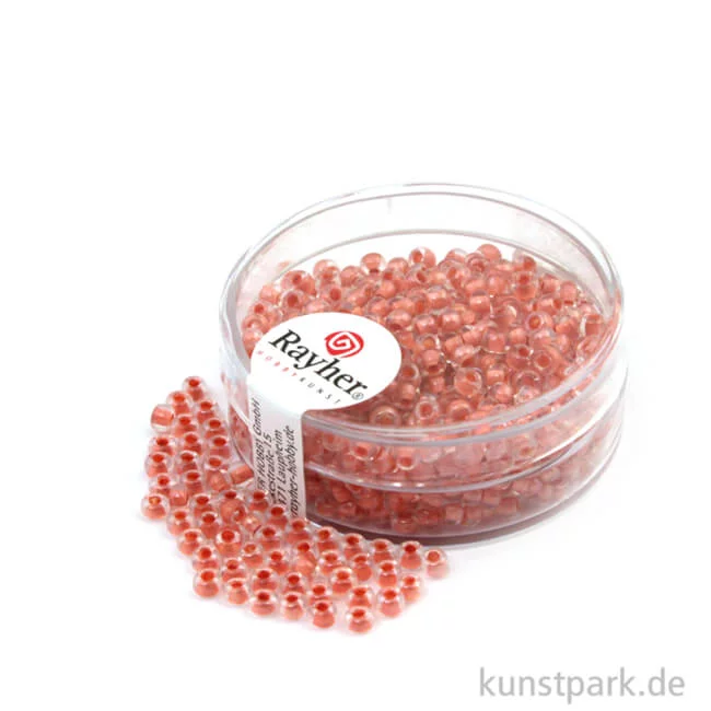 Artikelbild 1 des Artikels “Rocailles ARKTIS gelüstert - 2,6 mm - 17 g Dose | Koralle“