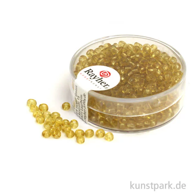 Artikelbild 1 des Artikels “Rocailles transparent - 2,6 mm - 17 g Dose | Mittelbraun“