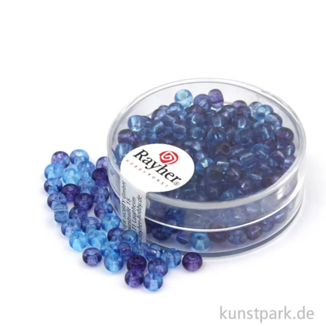 Artikelbild 1 des Artikels “Rocailles TWO TONE - 4 mm - 17 g Dose | Blauviolett“