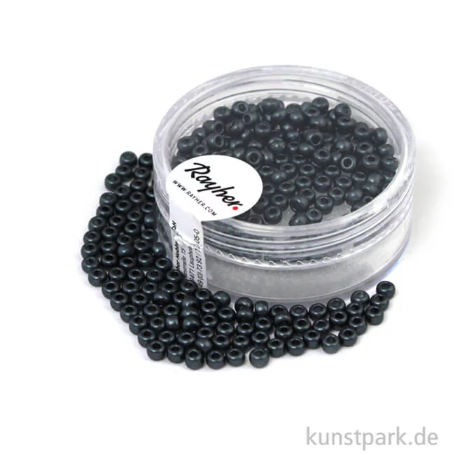 Artikelbild 1 des Artikels “Rocailles verwachst - 2,6 mm - 7g Dose | Anthrazit“