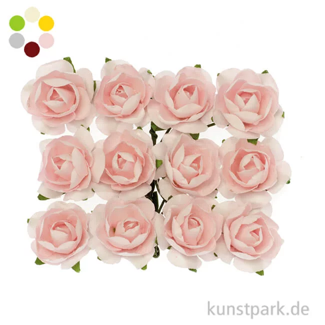 Artikelbild 1 des Artikels “Röschen mit Draht, 18 mm “