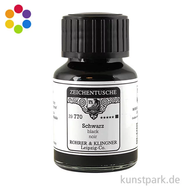 Artikelbild 1 des Artikels “Rohrer & Klingner Zeichentusche 50 ml “