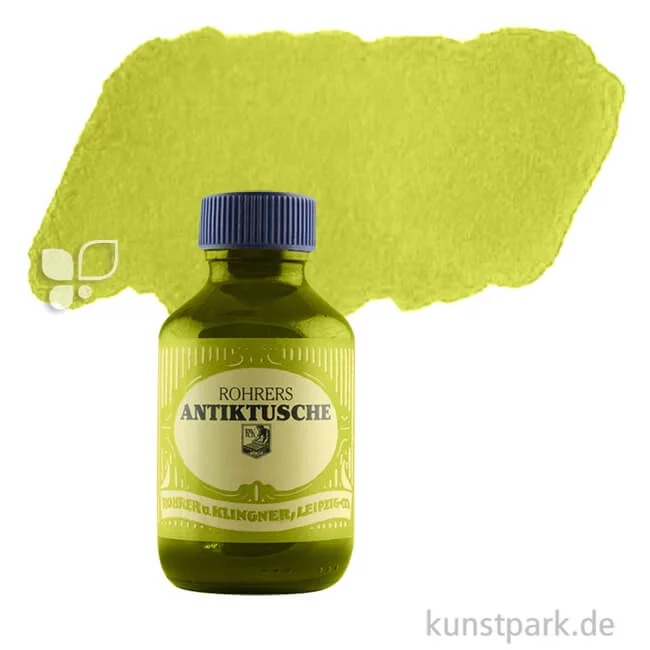 Artikelbild 1 des Artikels “Rohrer & Klingner Antiktusche 100 ml Einzelfarbe | 240 Ginster“