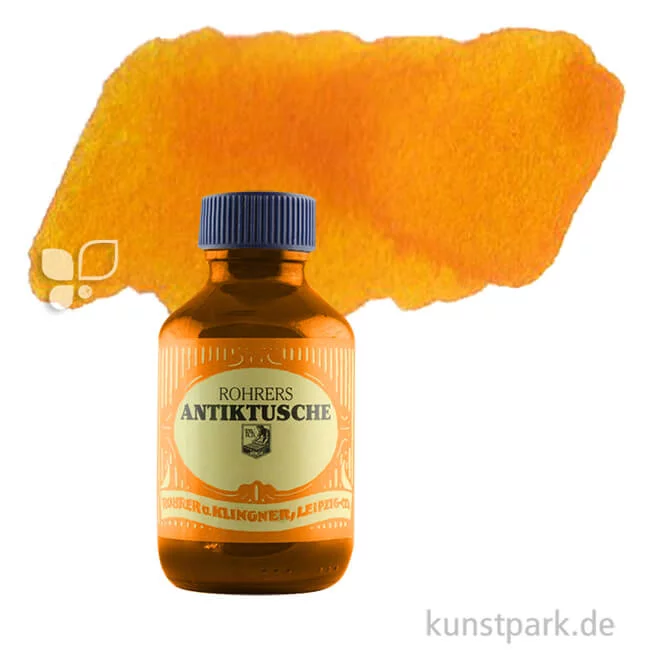 Artikelbild 1 des Artikels “Rohrer & Klingner Antiktusche 100 ml Einzelfarbe | 320 Apricot“