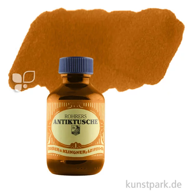 Artikelbild 1 des Artikels “Rohrer & Klingner Antiktusche 100 ml Einzelfarbe | 630 Astoriabraun“