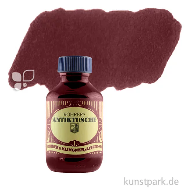 Artikelbild 1 des Artikels “Rohrer & Klingner Antiktusche 100 ml Einzelfarbe | 650 Caput Mortuum“