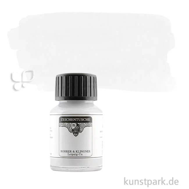 Artikelbild 1 des Artikels “Rohrer & Klingner Zeichentusche 50 ml Einzelfarbe | 710 Weiß“