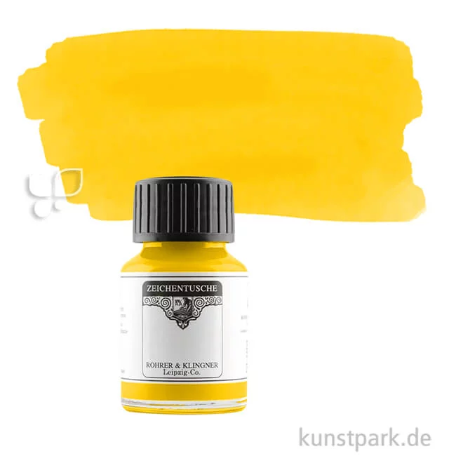 Artikelbild 1 des Artikels “Rohrer & Klingner Zeichentusche 50 ml Einzelfarbe | 720 Goldgelb“