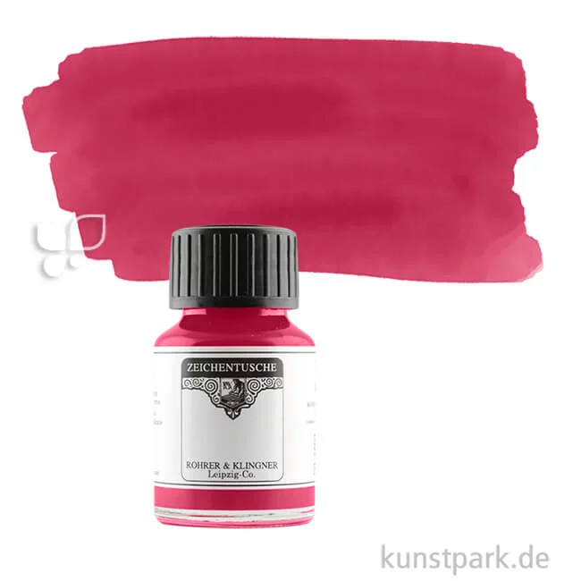 Artikelbild 1 des Artikels “Rohrer & Klingner Zeichentusche 50 ml Einzelfarbe | 731 Karmin“