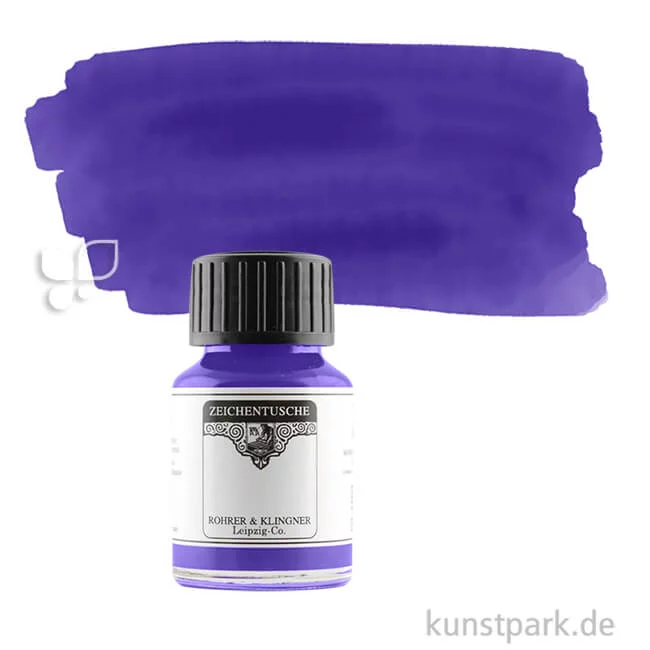Artikelbild 1 des Artikels “Rohrer & Klingner Zeichentusche 50 ml Einzelfarbe | 740 Violett“