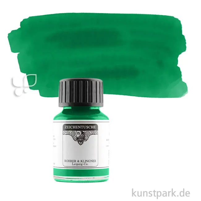 Artikelbild 1 des Artikels “Rohrer & Klingner Zeichentusche 50 ml Einzelfarbe | 751 Saftgrün“
