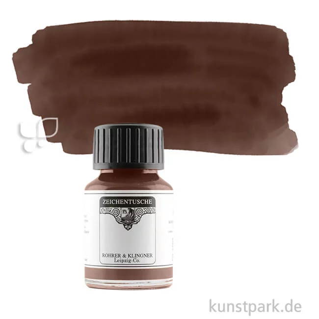 Artikelbild 1 des Artikels “Rohrer & Klingner Zeichentusche 50 ml Einzelfarbe | 761 Sepia“