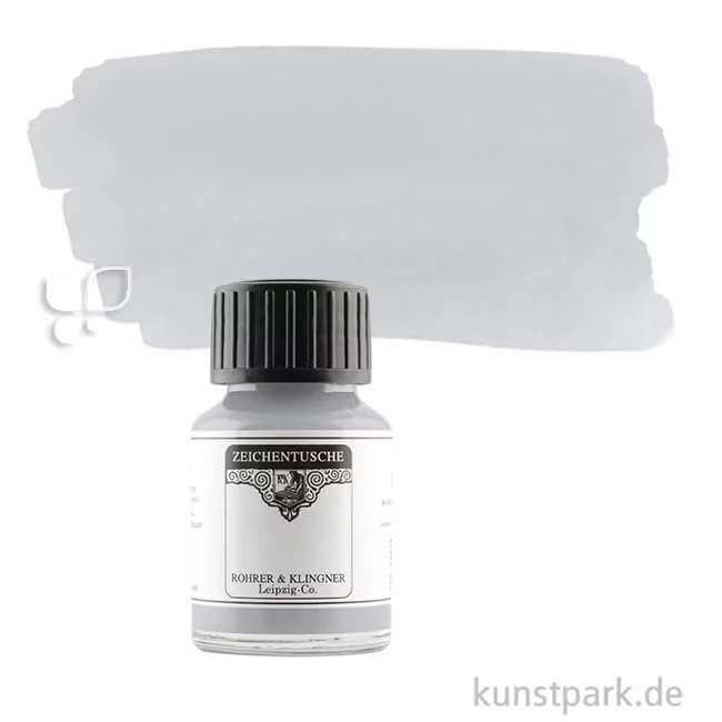Artikelbild 1 des Artikels “Rohrer & Klingner Zeichentusche 50 ml Einzelfarbe | 801 Silber“