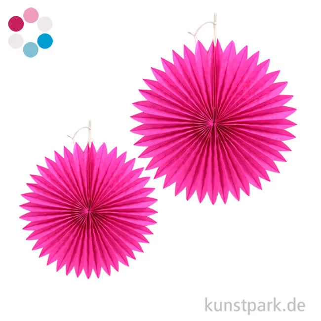 Artikelbild 1 des Artikels “Rosetten aus Papier, 2 Stück sortiert “